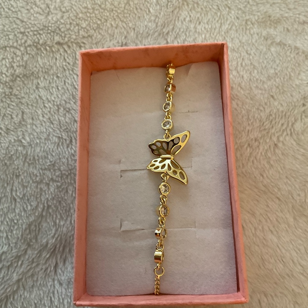 Gold Butterfly Bracelet